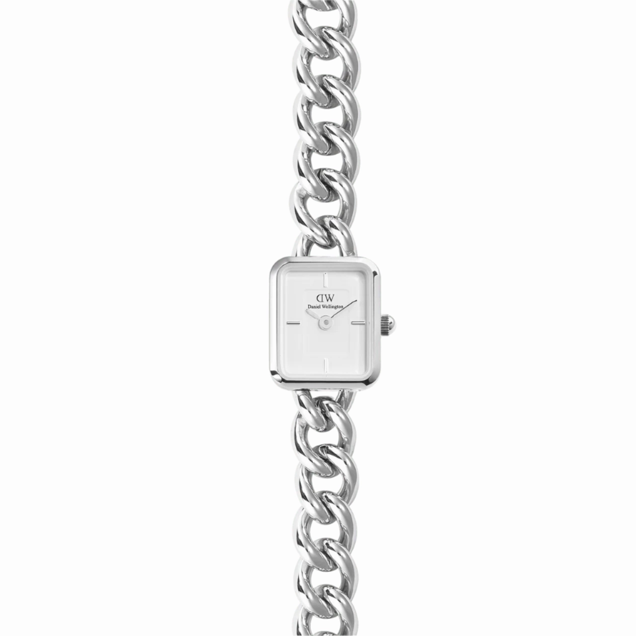 Daniel Wellington Jolie Silver Chain White Dial Watch DW00100834