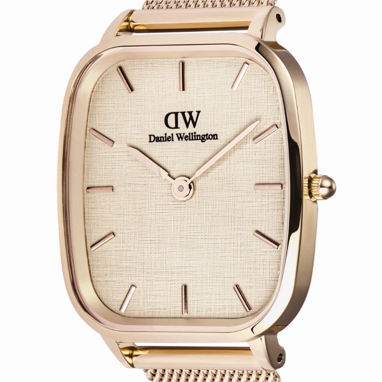 Daniel Wellington Marlon Melrose Vintage Linen Pattern Dial Watch DW00100817