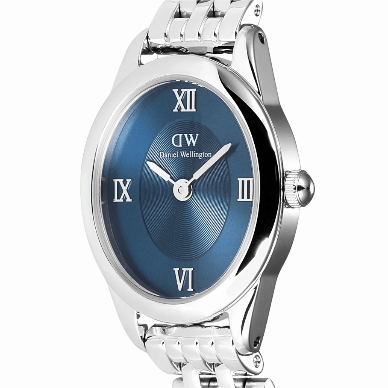 Daniel Wellington Ophelia Mini Beans Link Blue Dial Watch DW00100807