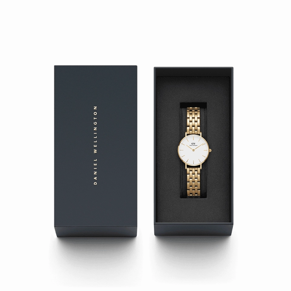 Daniel Wellington Petite 28mm 5-Link Evergold Watch DW00100614