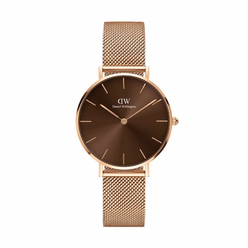 Daniel Wellington Petite Amber Mesh Watch