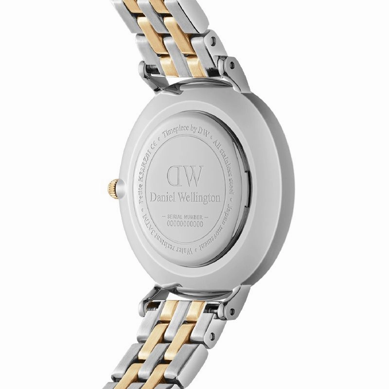 Daniel Wellington Petite Lumine Bezel 5-Link Two-Tone MOP 28mm