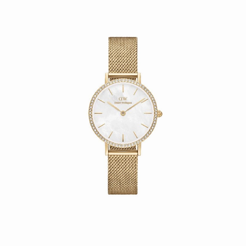 Daniel Wellington Petite Lumine Bezel Ever Gold MOP 28mm