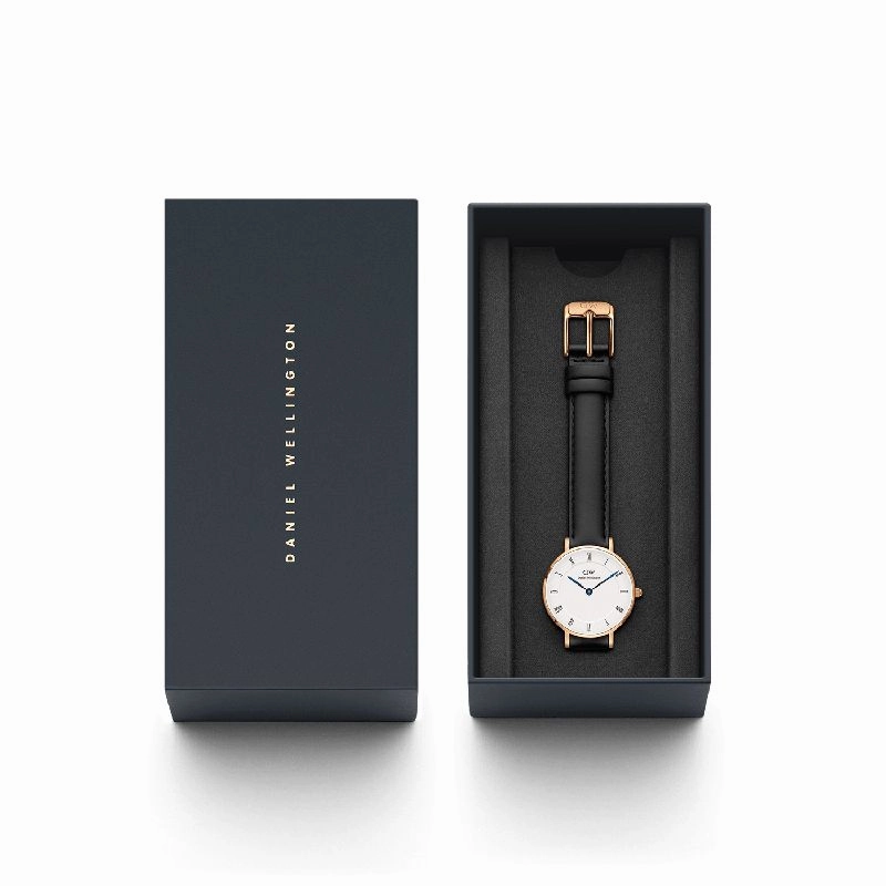 Daniel Wellington Petite Roman Numerals Sheffield Rose Gold 28mm Watch