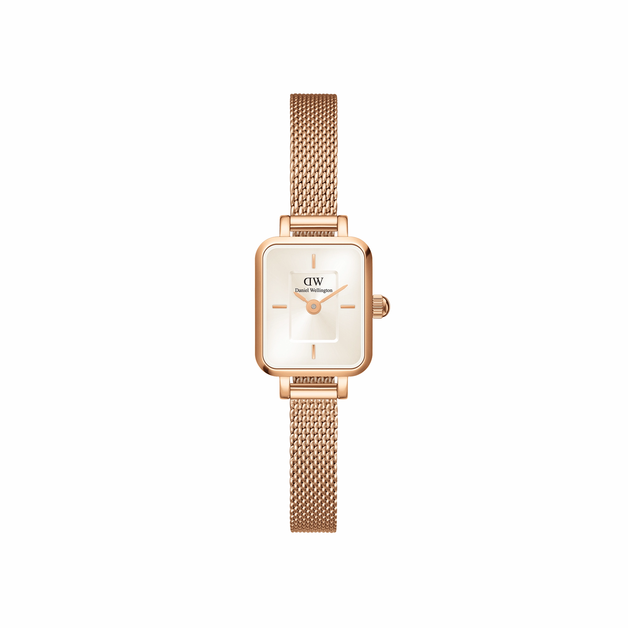 Daniel Wellington Quadro Mini 15x18mm Melrose RG Champagne DW00100651