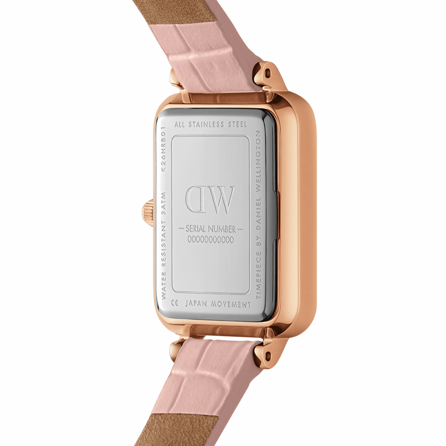 Daniel Wellington Quadro Pressed Rouge 26mm Watch DW00100508