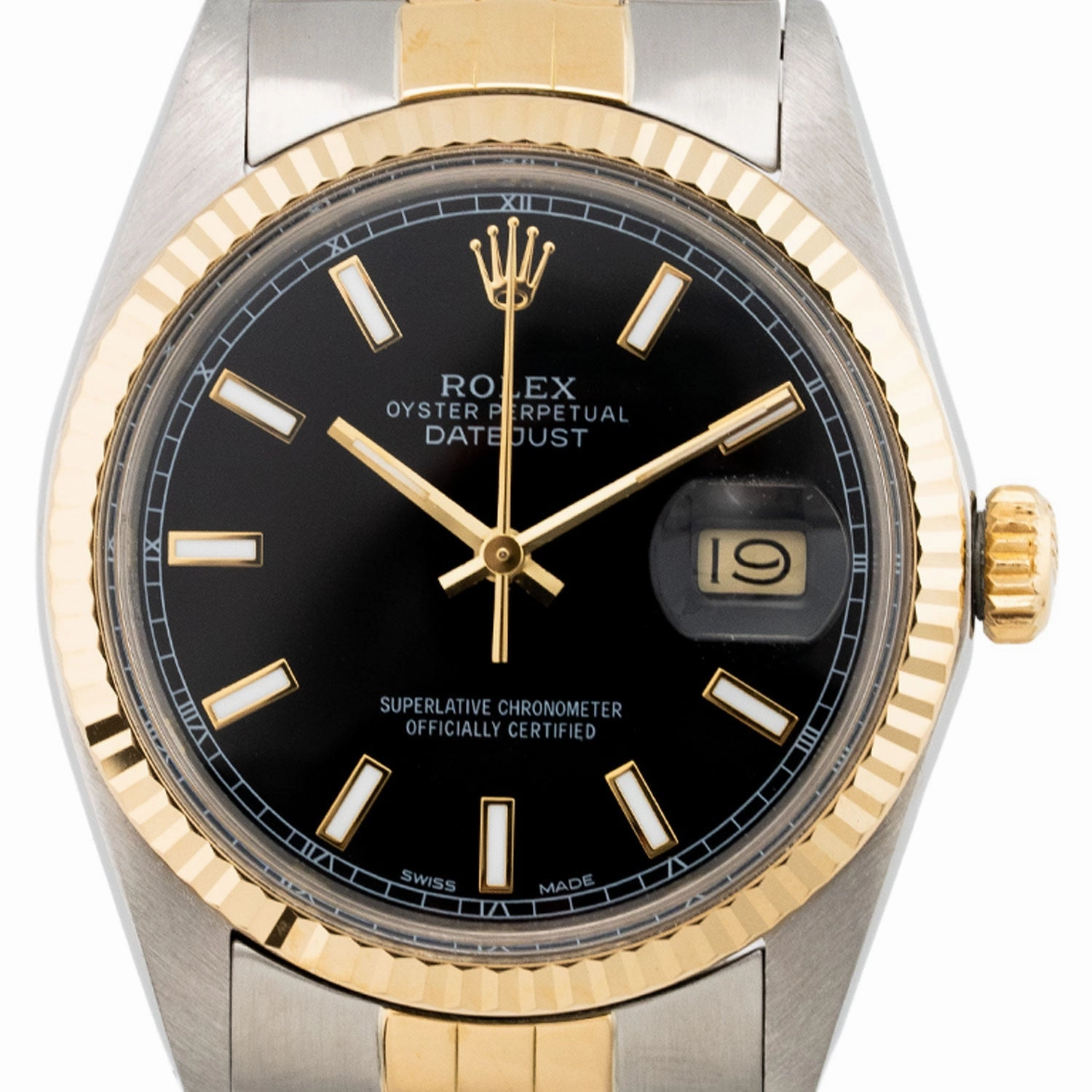 Datejust 36mm Black Dial 1985 - 16013