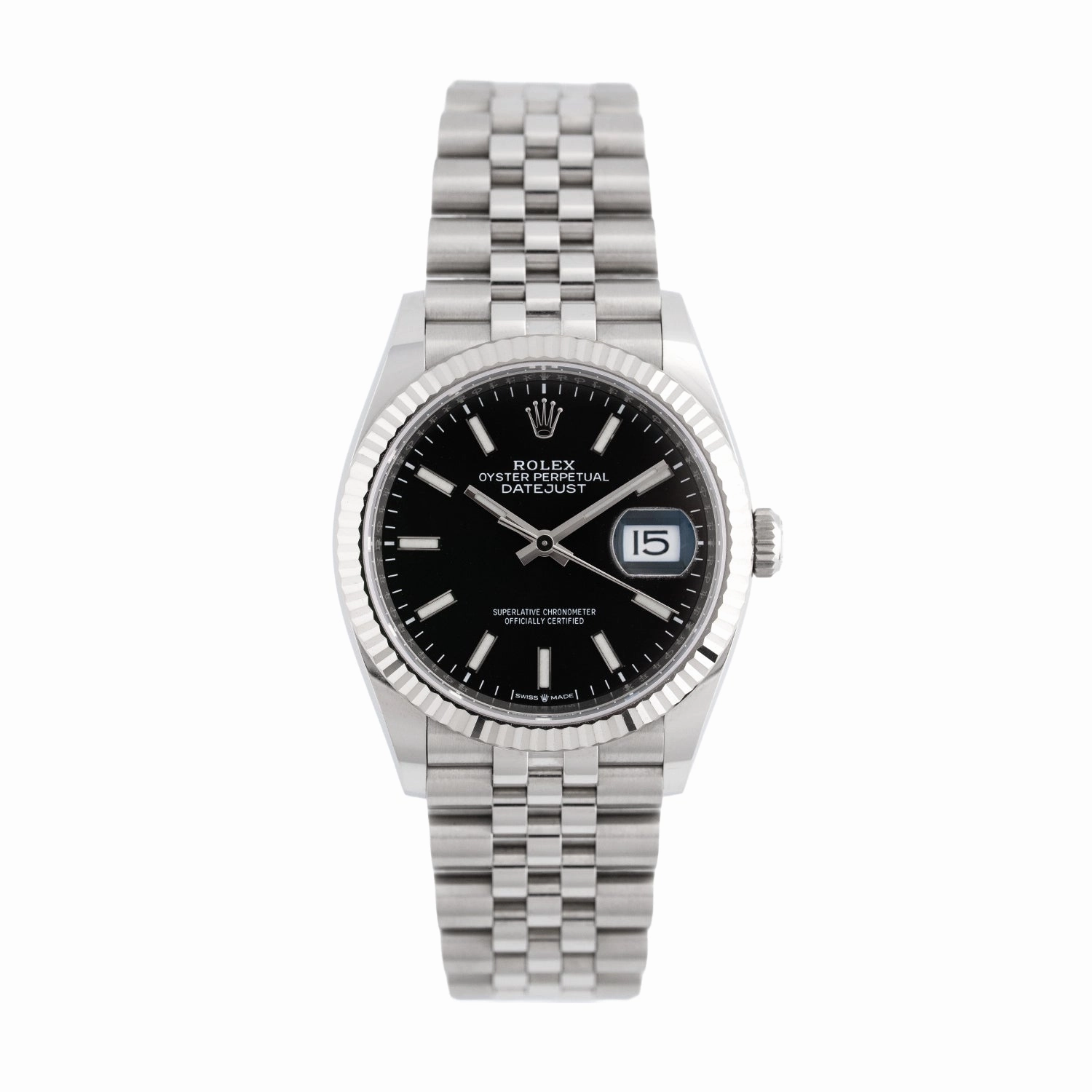 Datejust 36mm Black Dial 2019 Jubilee - 126234