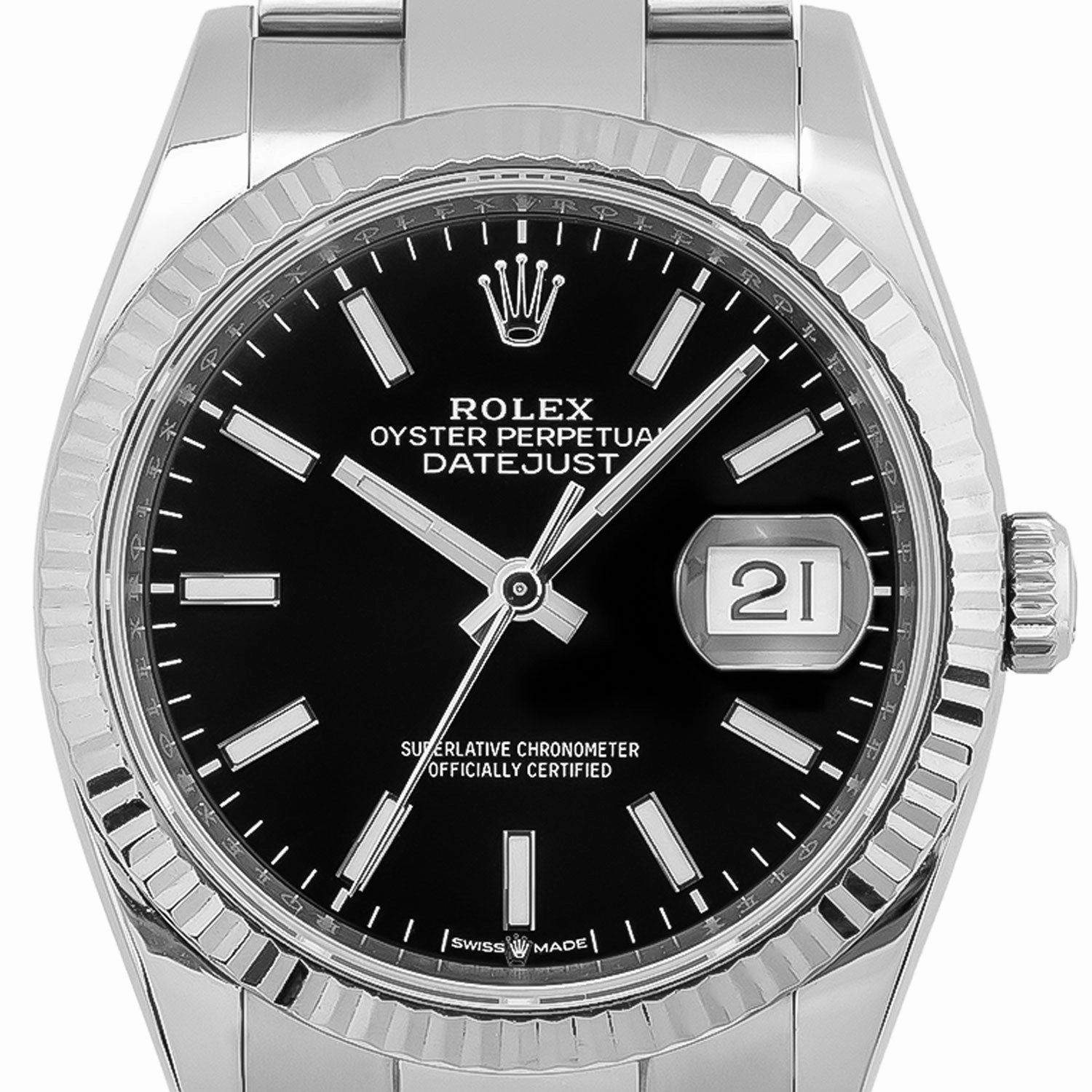 Datejust 36mm Black Dial 2019 Oyster - 126234