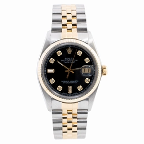 Datejust 36mm Black Diamond Dial 1987 - 16013