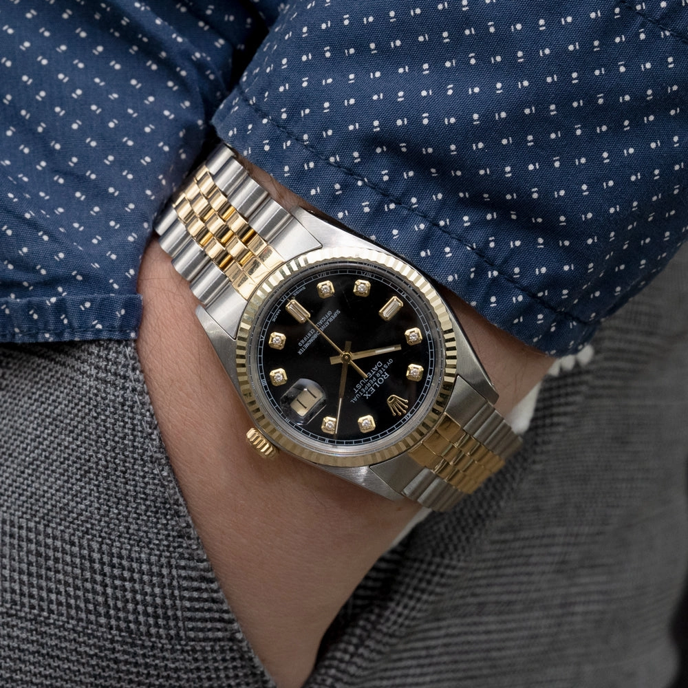 Datejust 36mm Black Diamond Dial 1987 - 16013