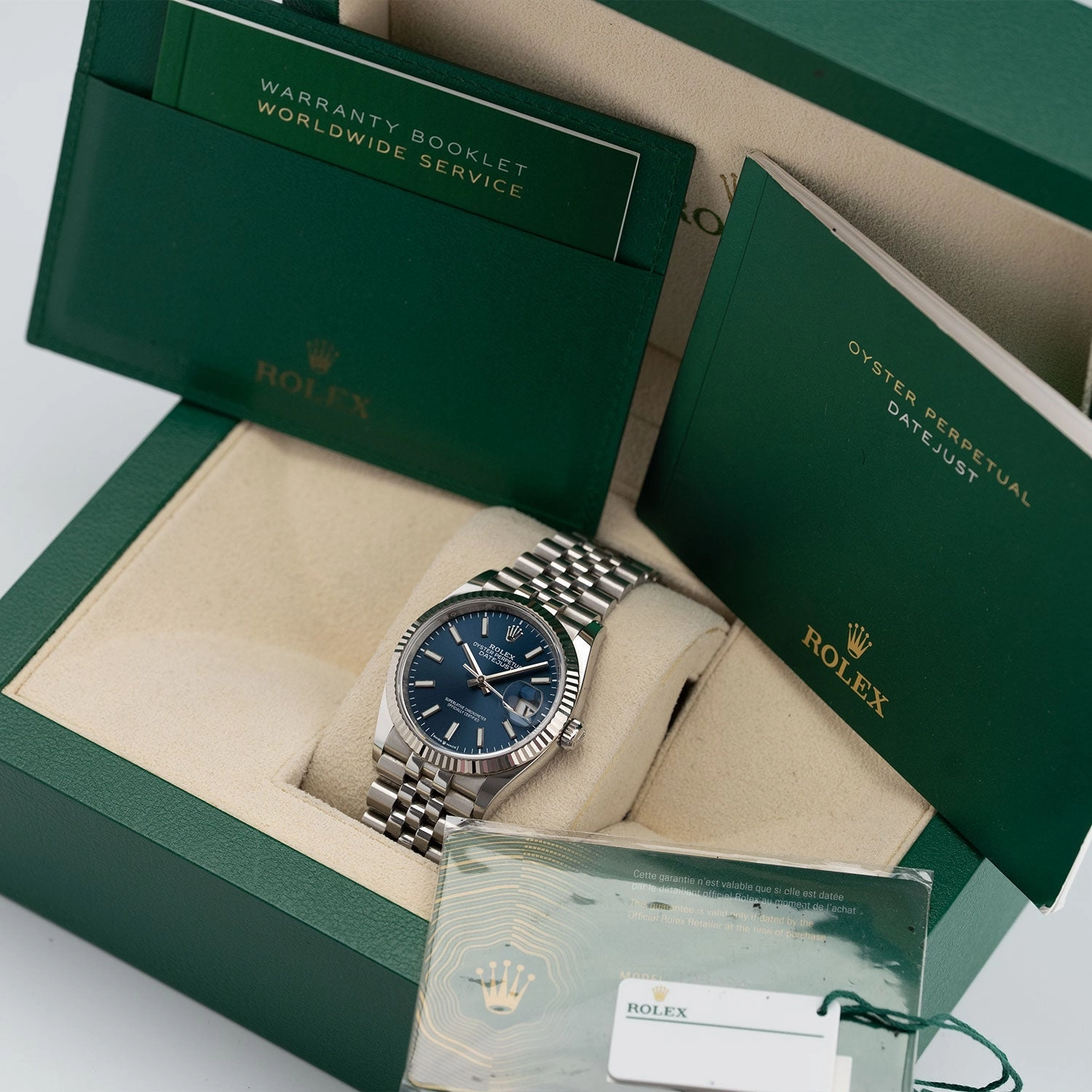 Datejust 36mm Blue Dial 2023 Jubilee - 126234