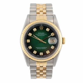 Datejust 36mm Green Degrade Diamond Dial 1991 - 16233
