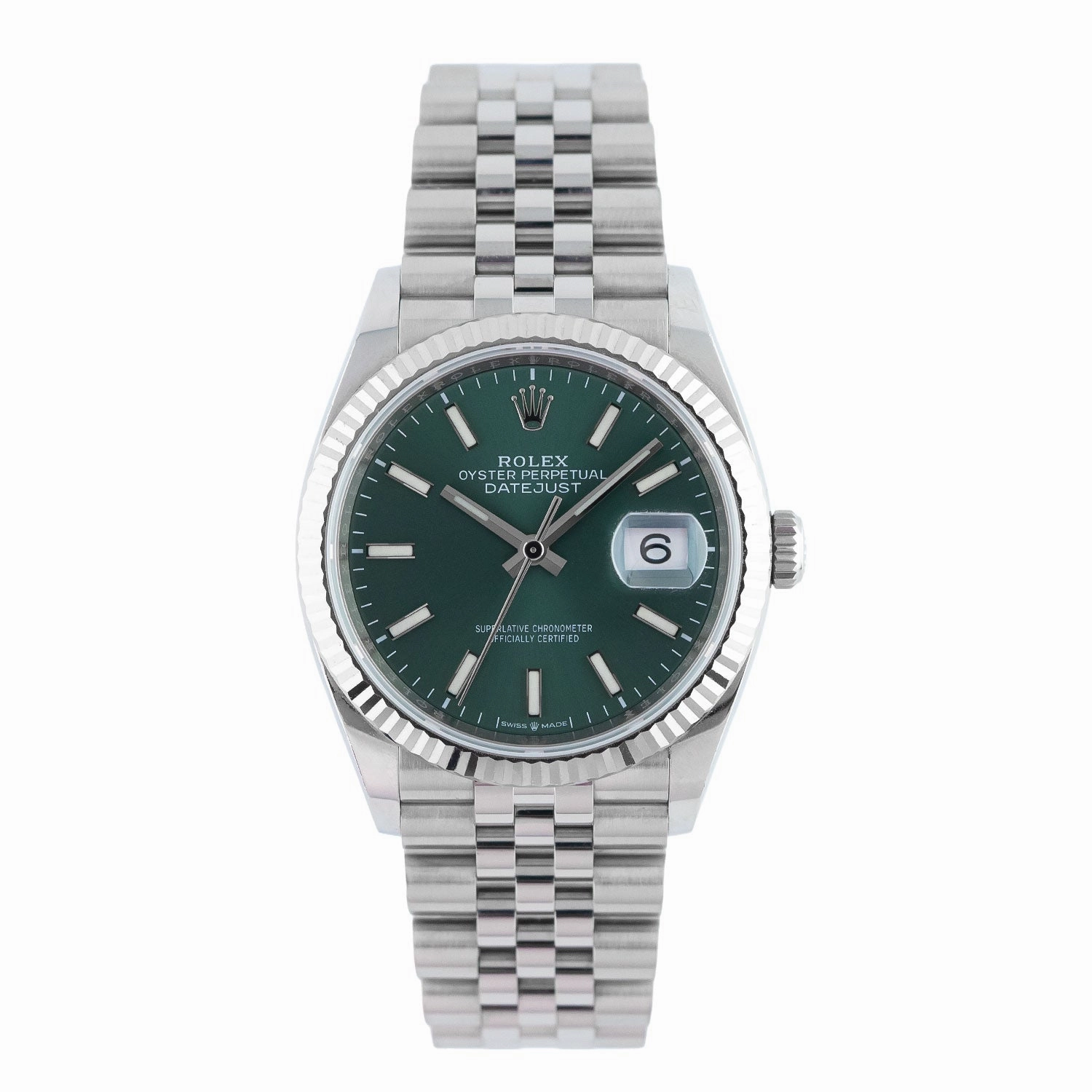 Datejust 36mm Green Dial 2022 Jubilee - 126234