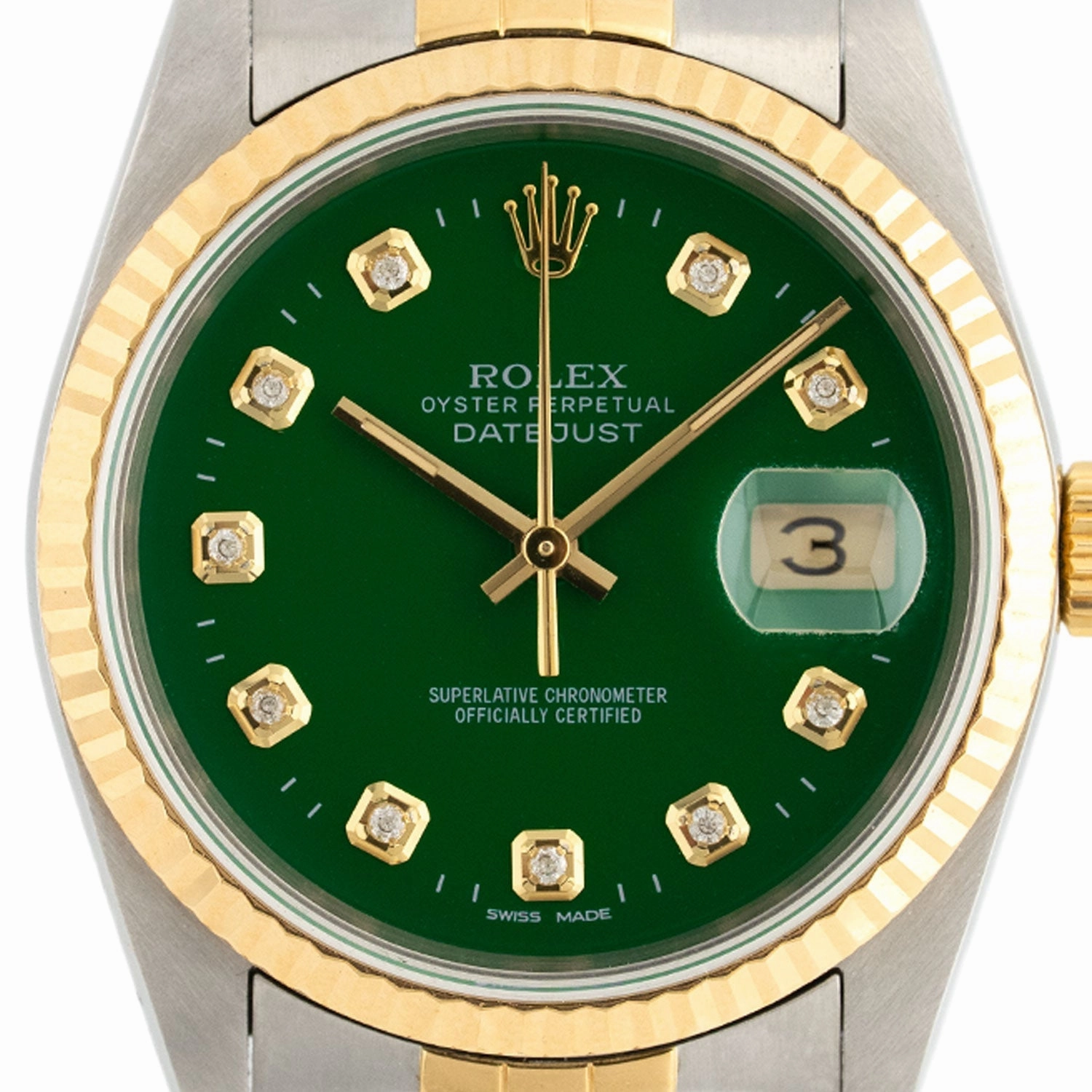 Datejust 36mm Green Diamond Dial 1985