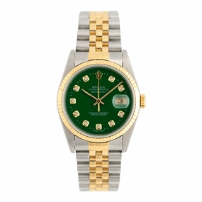 Datejust 36mm Green Diamond Dial 1986 - 16013