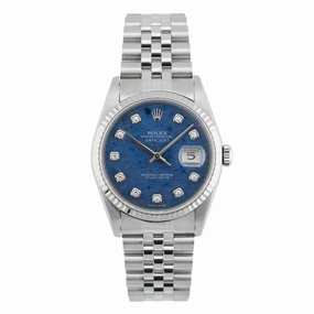 Datejust 36mm Sodalite Diamond Dial 2002 - 16234