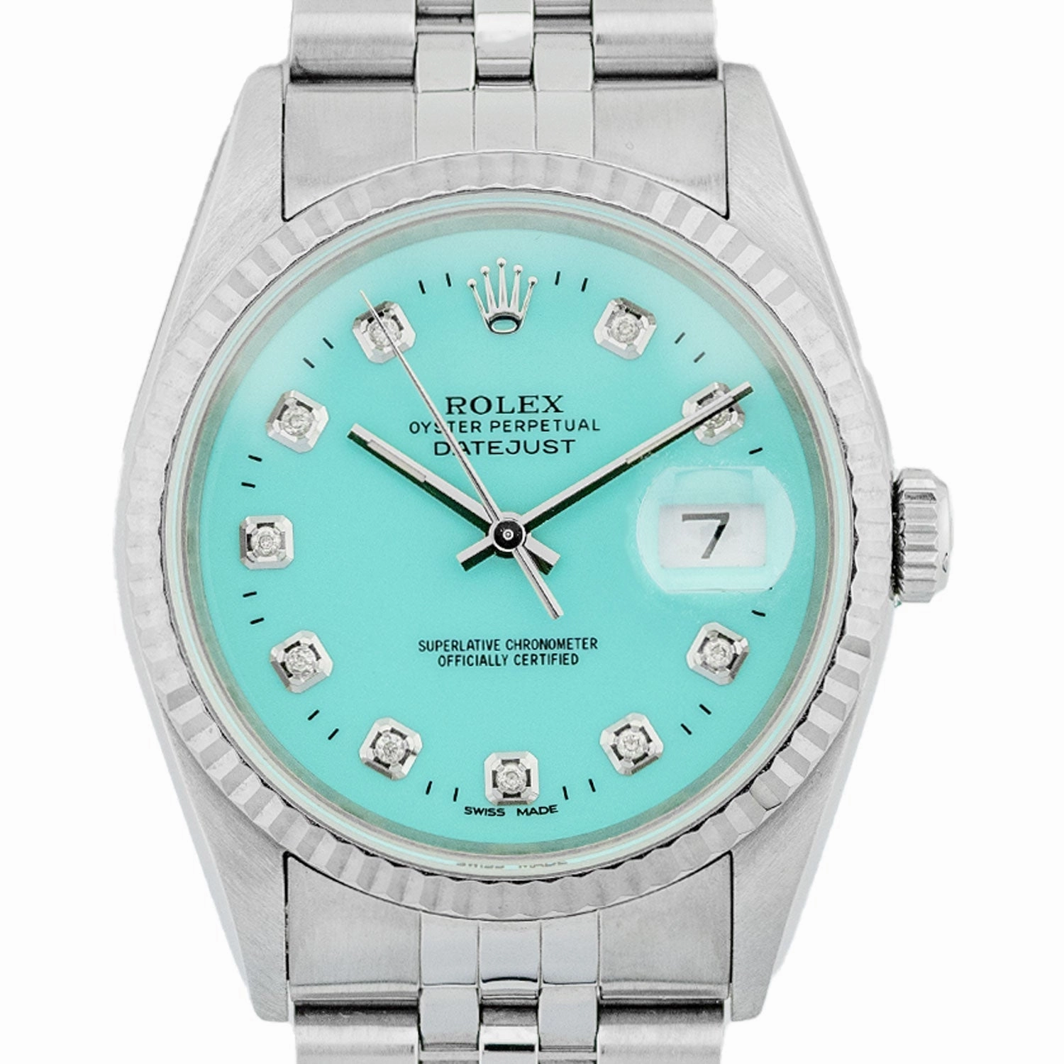 Datejust 36mm Turquoise Diamond Dial 1978 - 16014