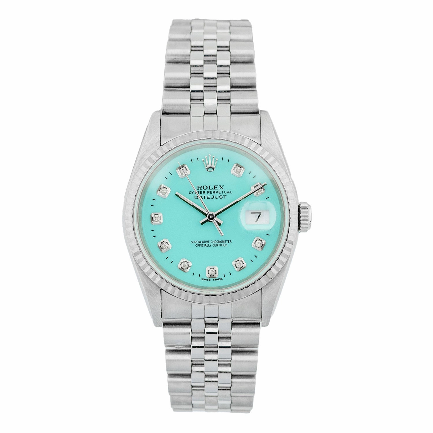 Datejust 36mm Turquoise Diamond Dial 1978 - 16014