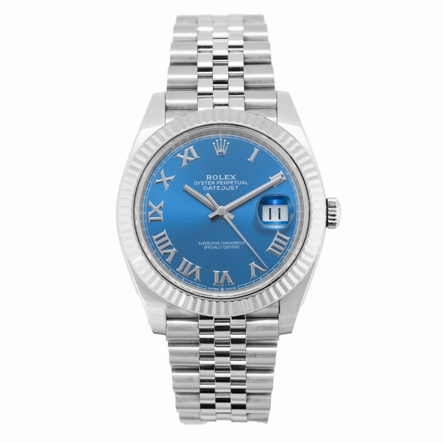 Datejust 41mm Azzurro Dial 2019 Jubilee  - 126334