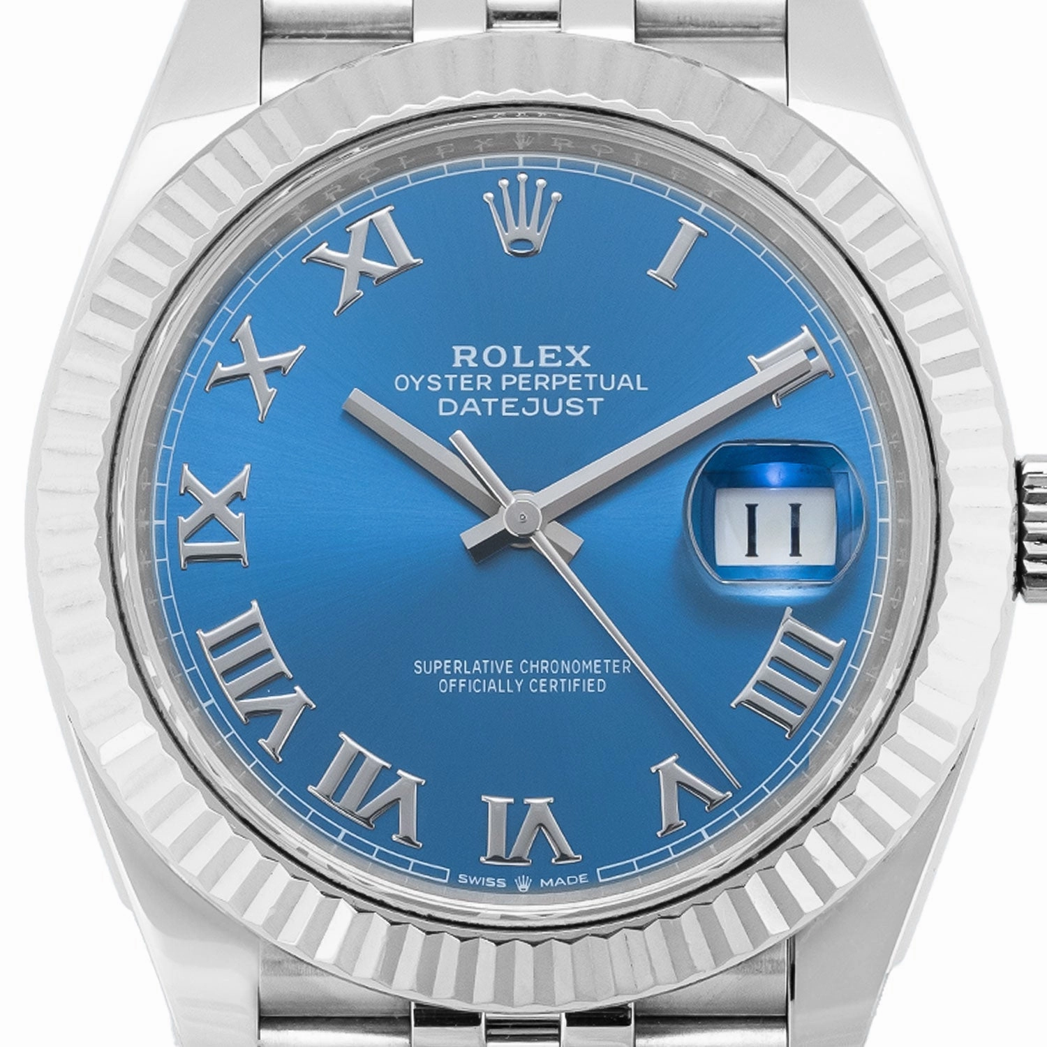 Datejust 41mm Azzurro Dial 2019 Jubilee  - 126334