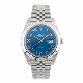 Datejust 41mm Azzurro Dial 2025 Jubilee Full Sticker - 126334