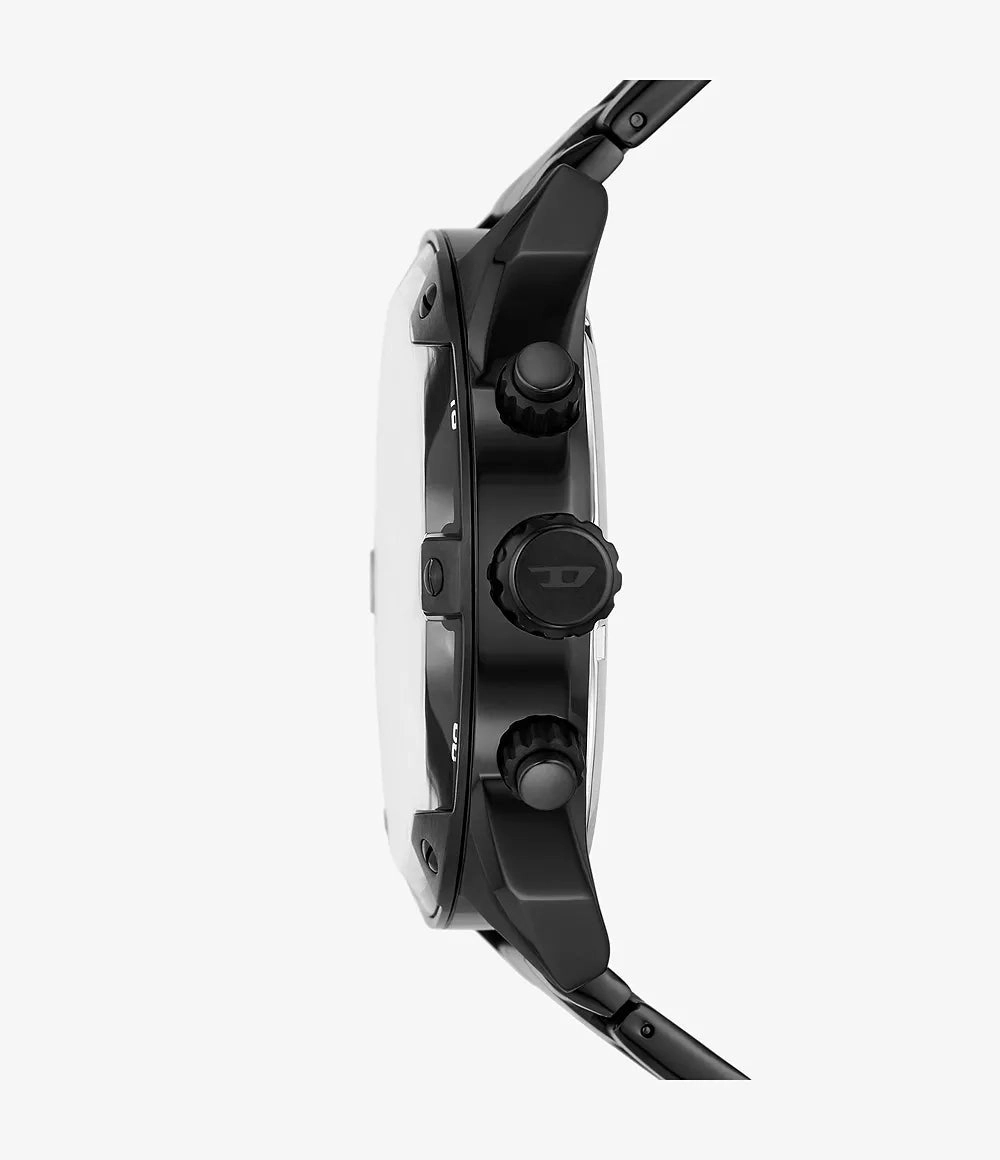 Diesel Spiked Chronograph Black Stainless Steel Watch DZ4644