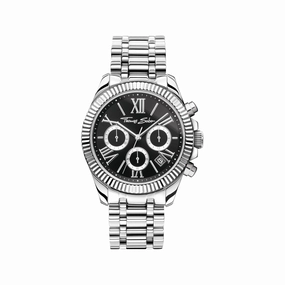 Divine Chrono Watch with dial in black