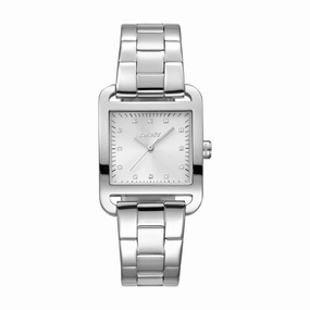 DKNY City Midi Silver Dial Stainless Steel Watch DK1L004M0045