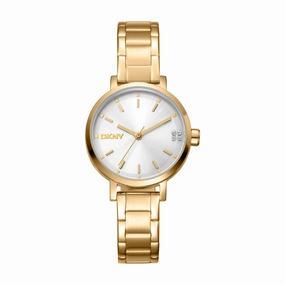 DKNY Soho Glitz Silver Dial Stainless Steel Watch DK1L038M0055