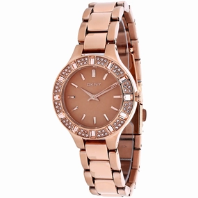 DKNY Women's Watch - Chambers Quartz Rose Gold Dial Stainless Steel Bracelet | NY8486