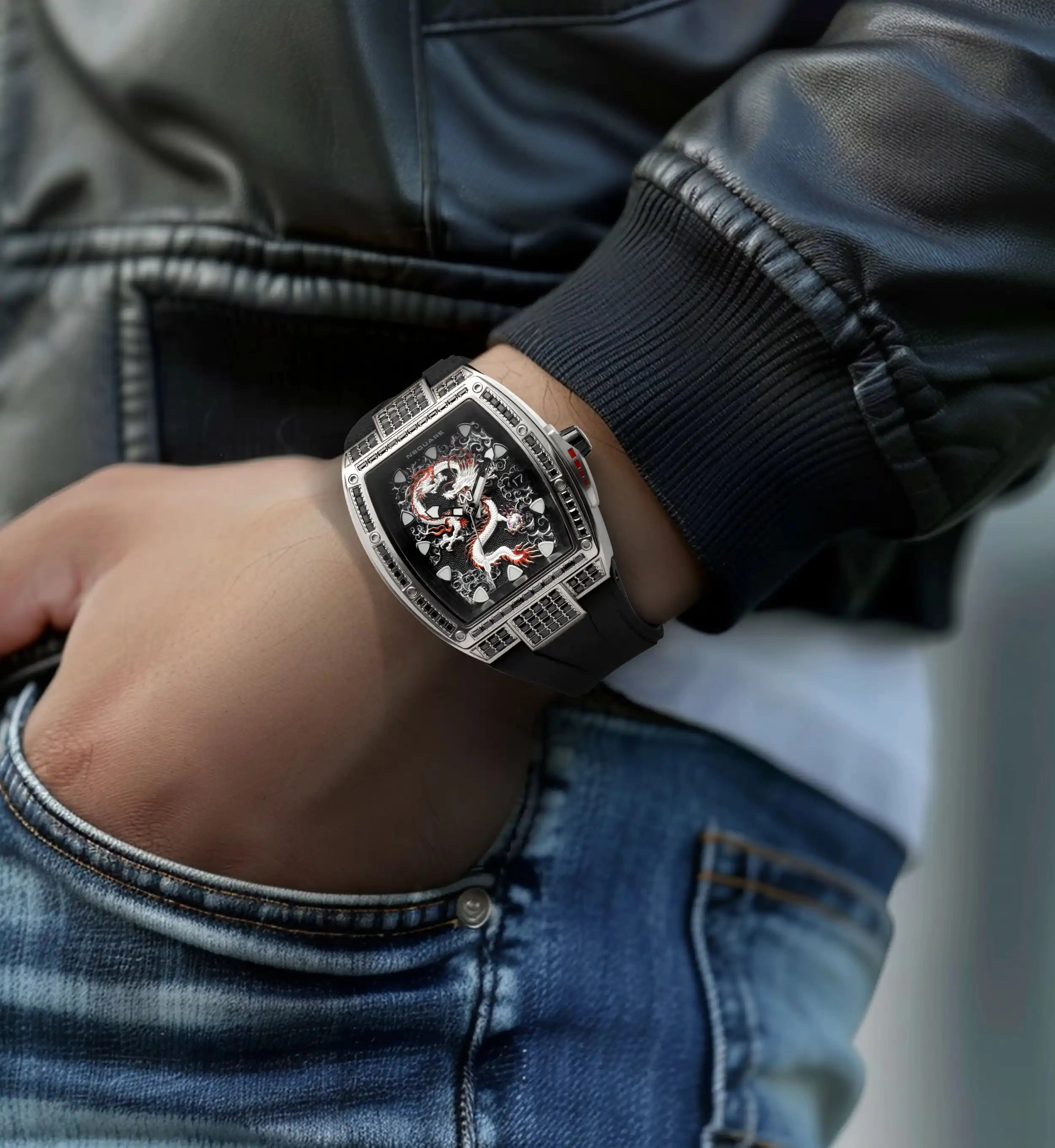 Dragon Overloed Automatic N57.4 SS/Black