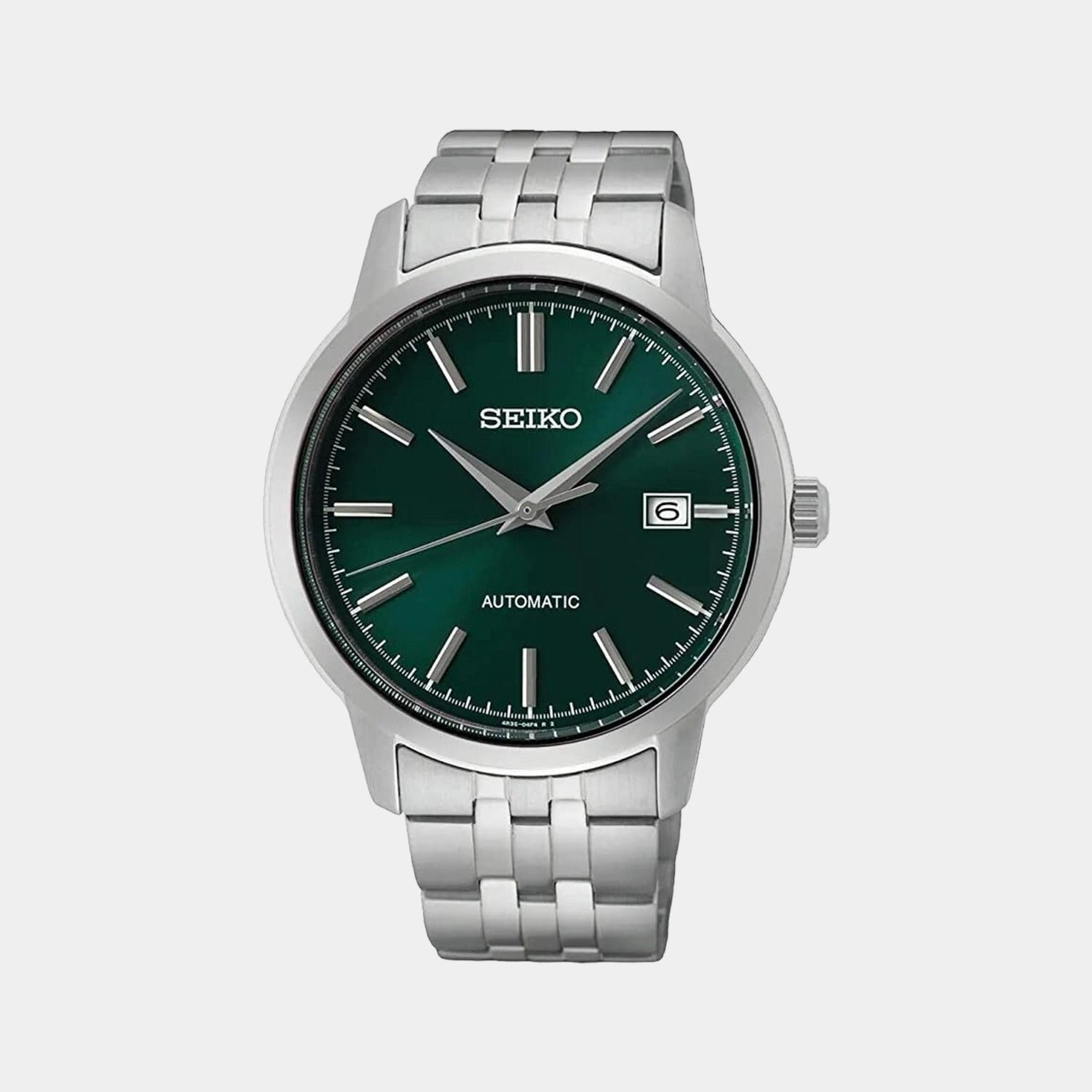 Dress Men's Green Analog Stainless Steel Automatic Watch SRPH89K1