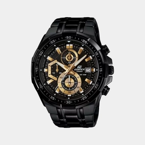 Edifice Men's Black Chronograph Stainless Steel Watch EX187 - EFR-539BK-1AVUDF