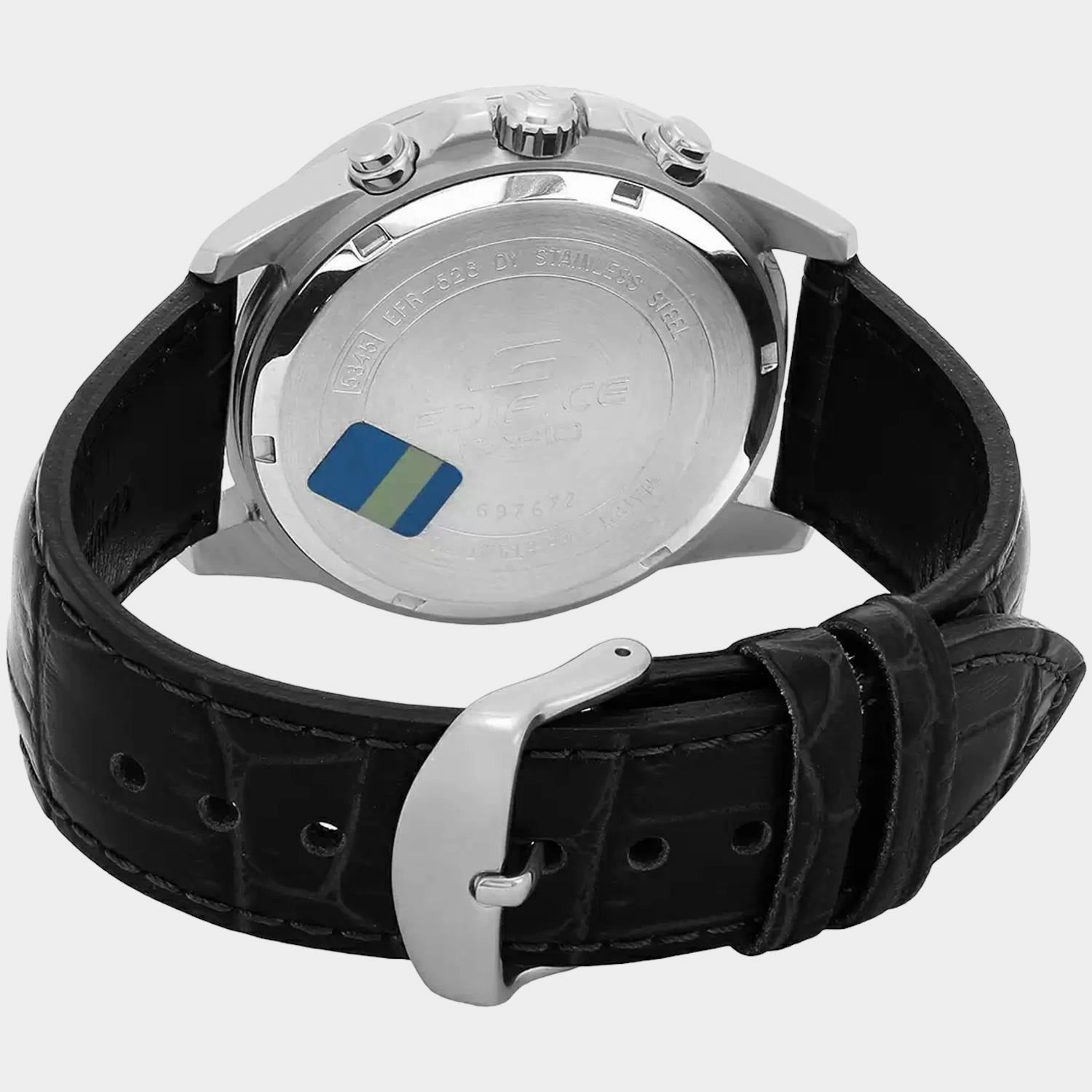 Edifice Men's Chronograph Leather Watch EX096 - EFR-526L-1AVUDF