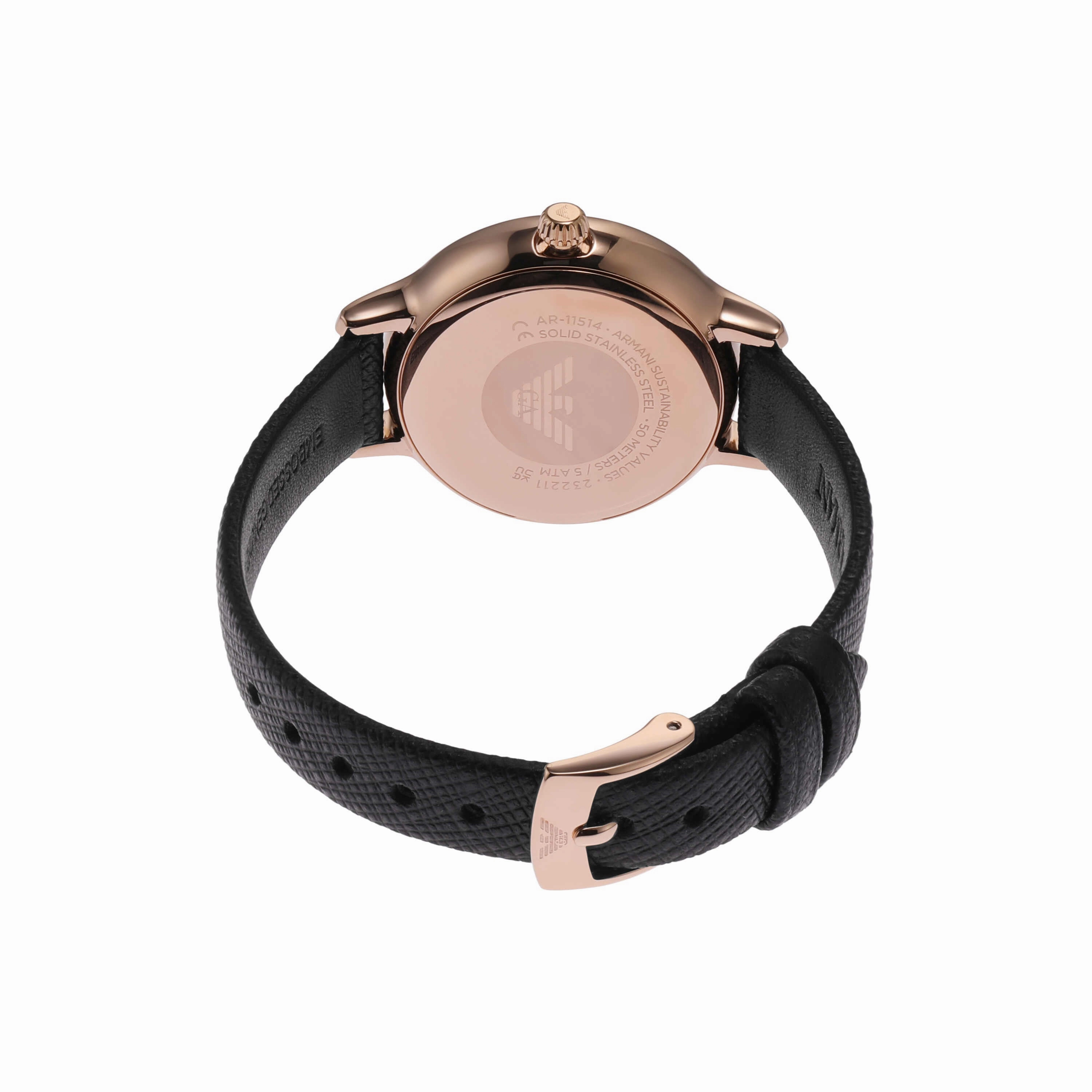 Emporio Armani  Black Analogue Watch AR11514