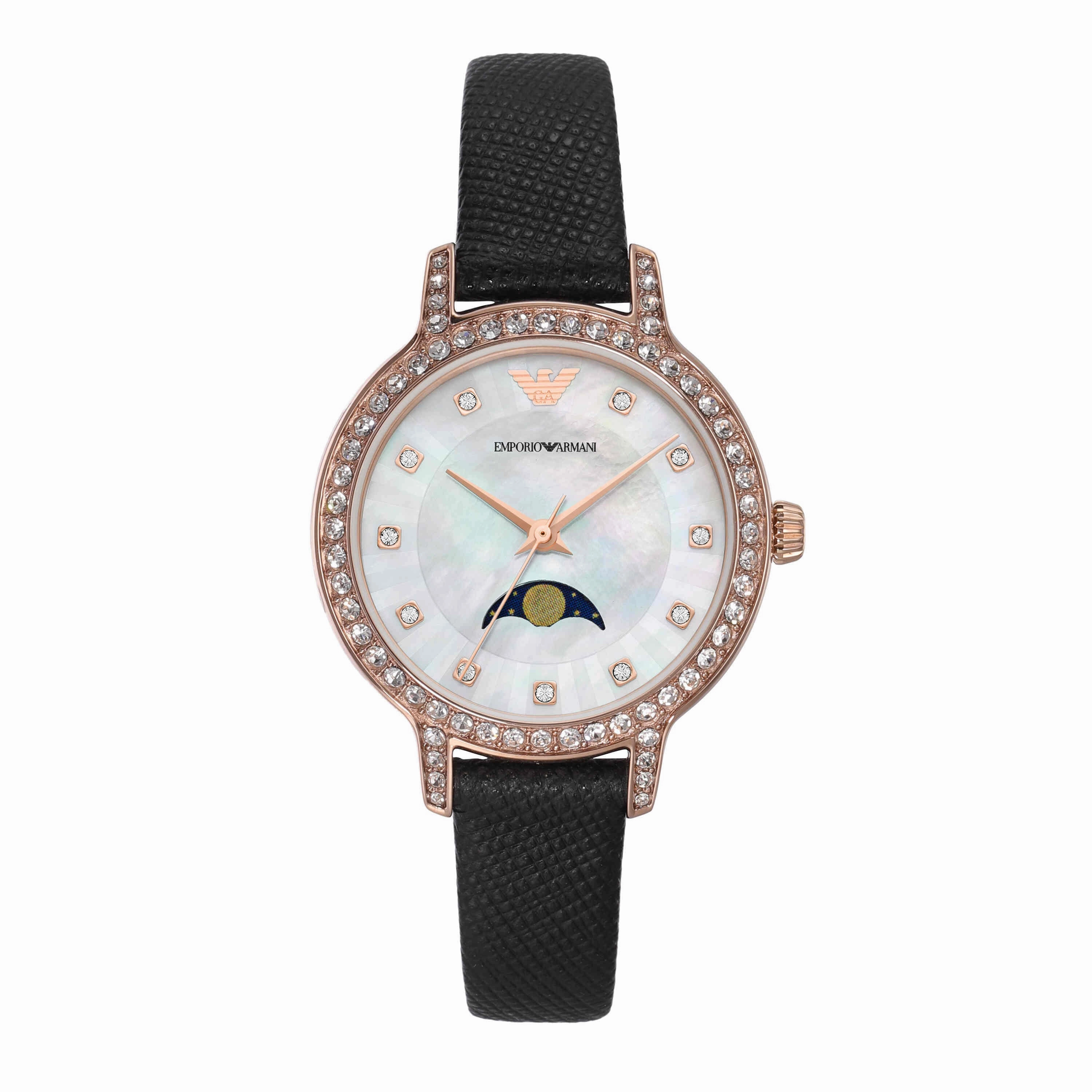 Emporio Armani  Black Analogue Watch AR11514