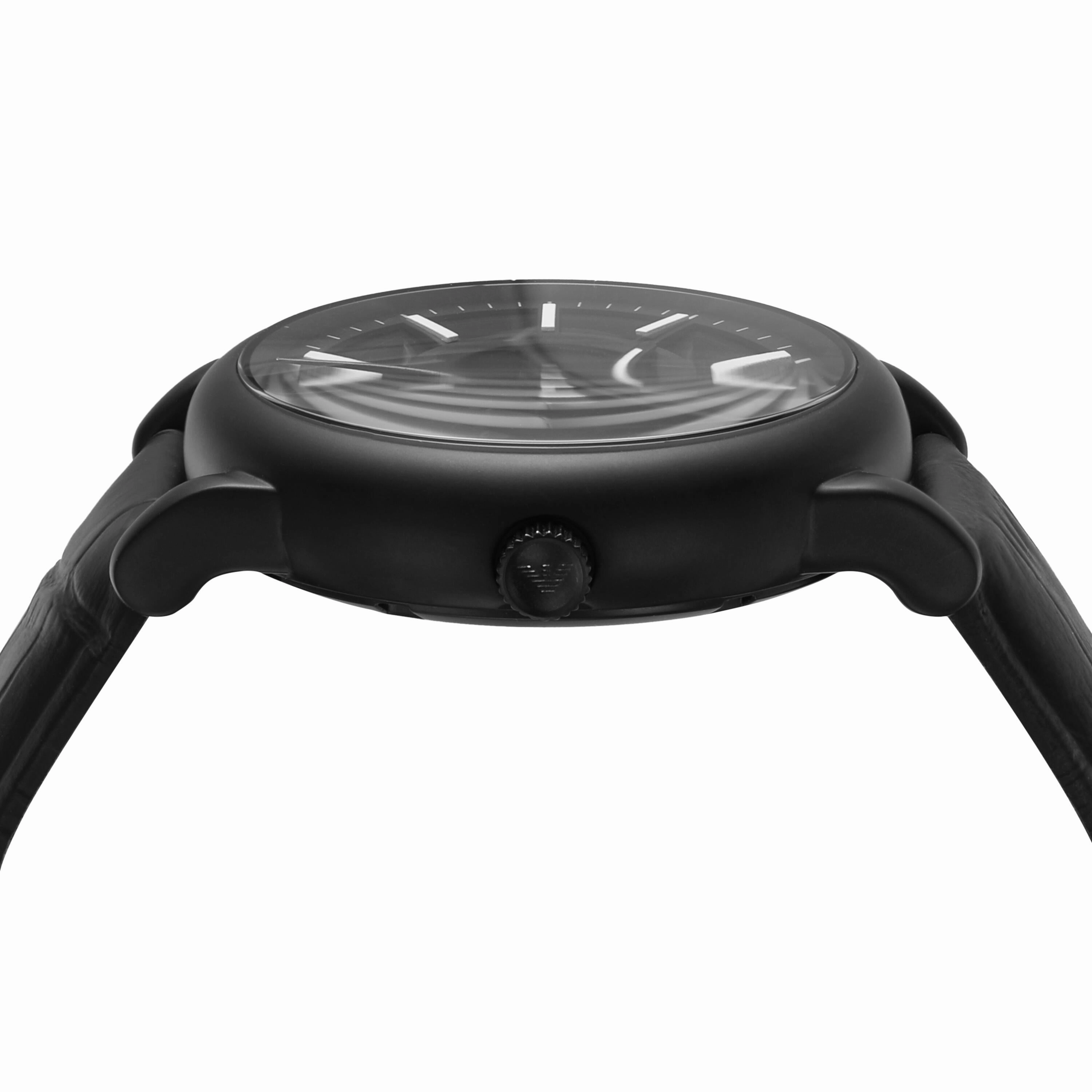 Emporio Armani Black Analogue Watch AR60008