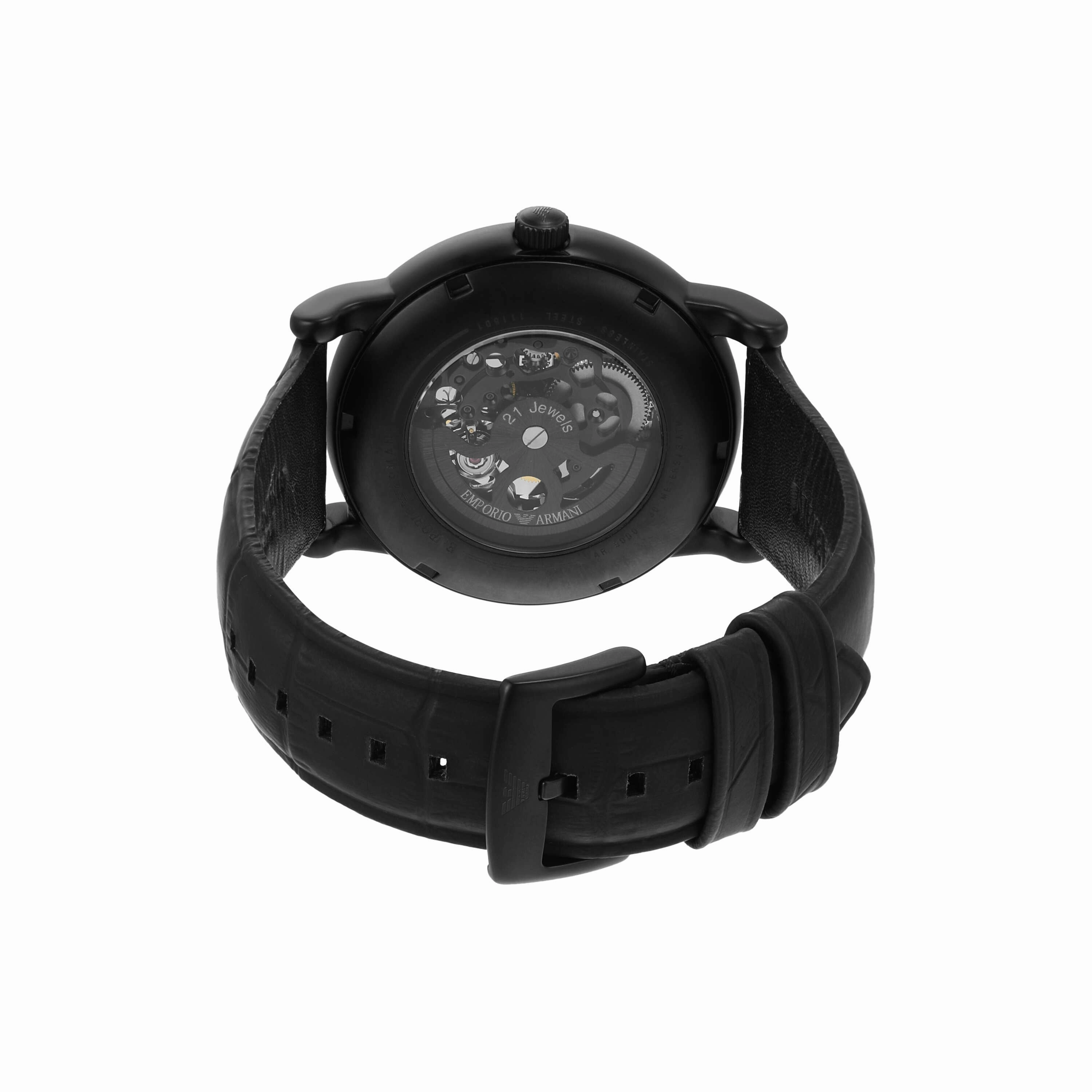 Emporio Armani Black Analogue Watch AR60008