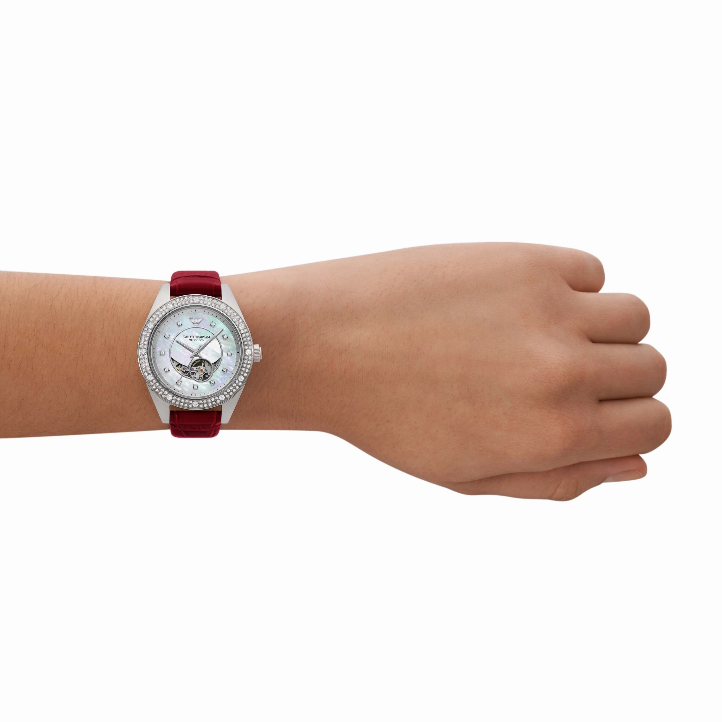 Emporio Armani Red Analog Watch AR60075