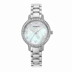 Emporio Armani Silver-Tone Analogue Watch AR11484