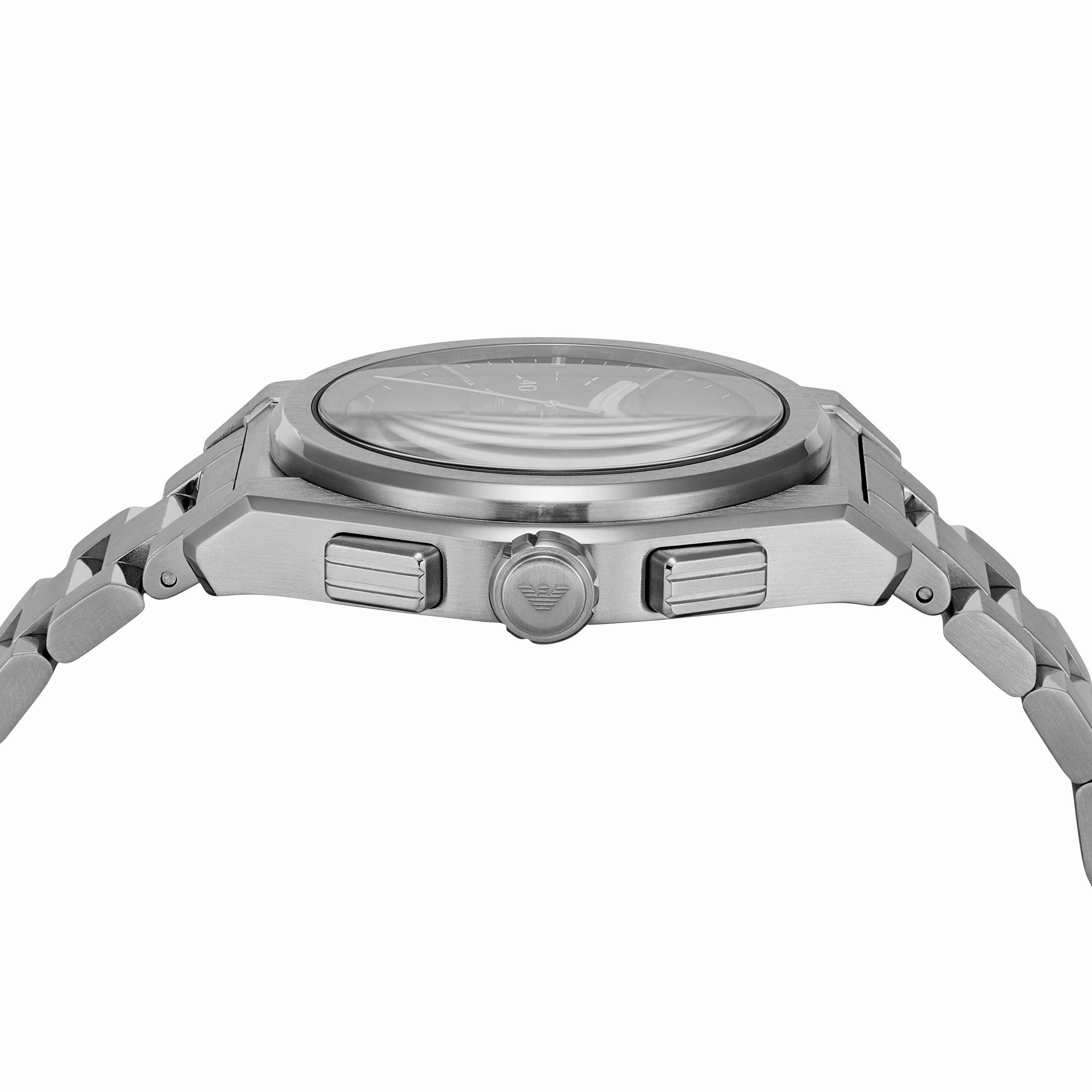 Emporio Armani Silver Tone Chronograph Watch AR11640