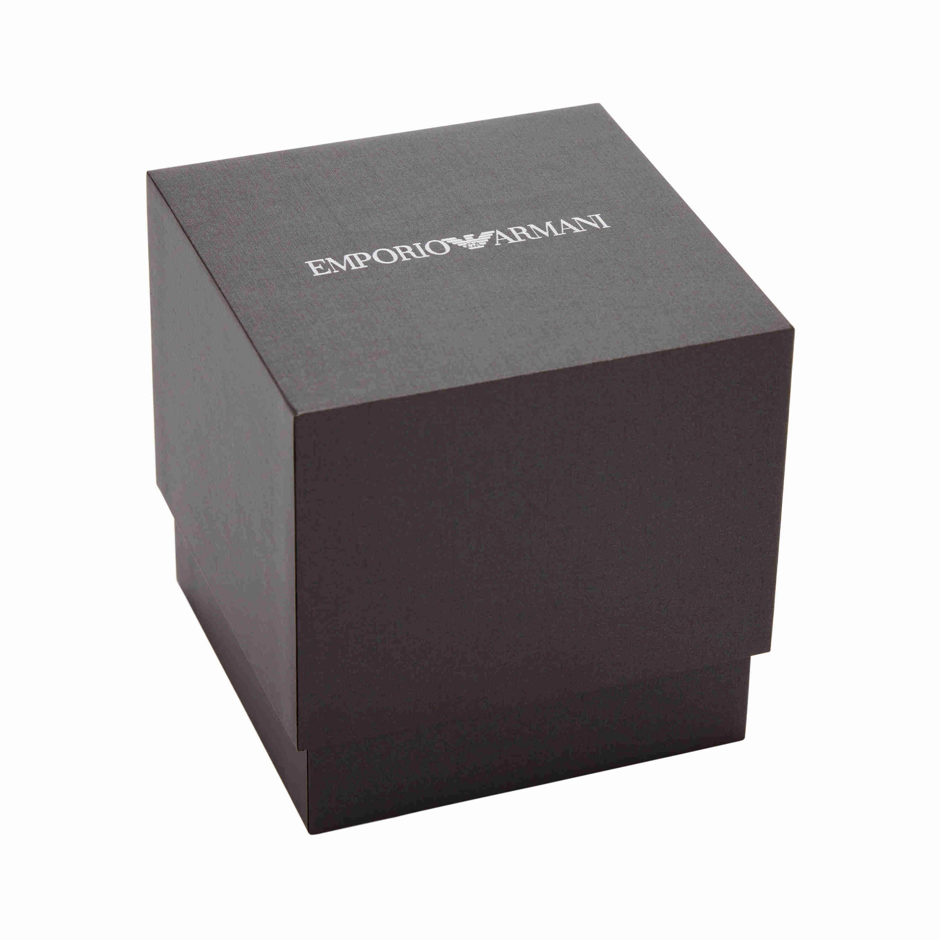Emporio Armani Silver Tone Chronograph Watch AR11640