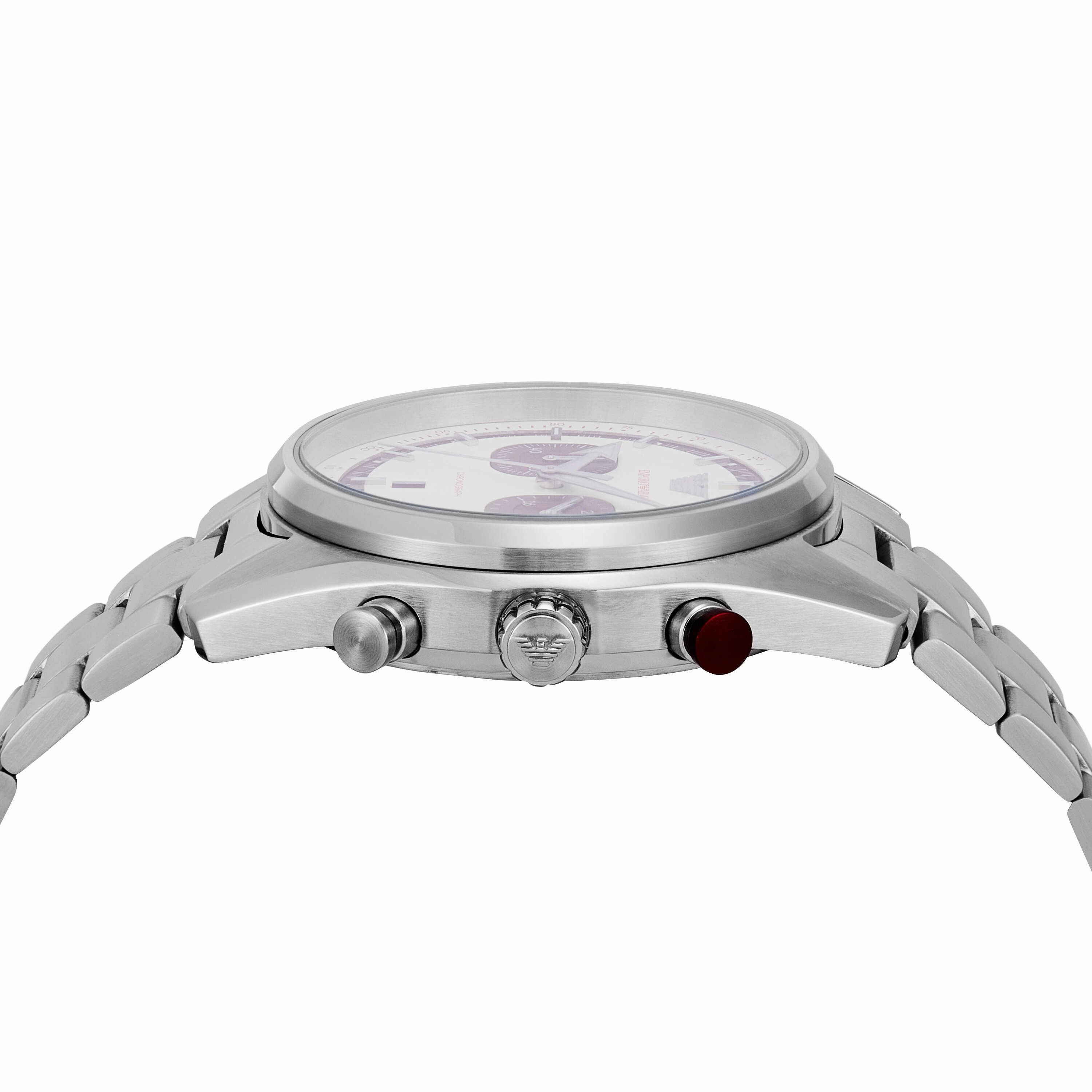 Emporio Armani Silver Tone Chronograph Watch AR11645