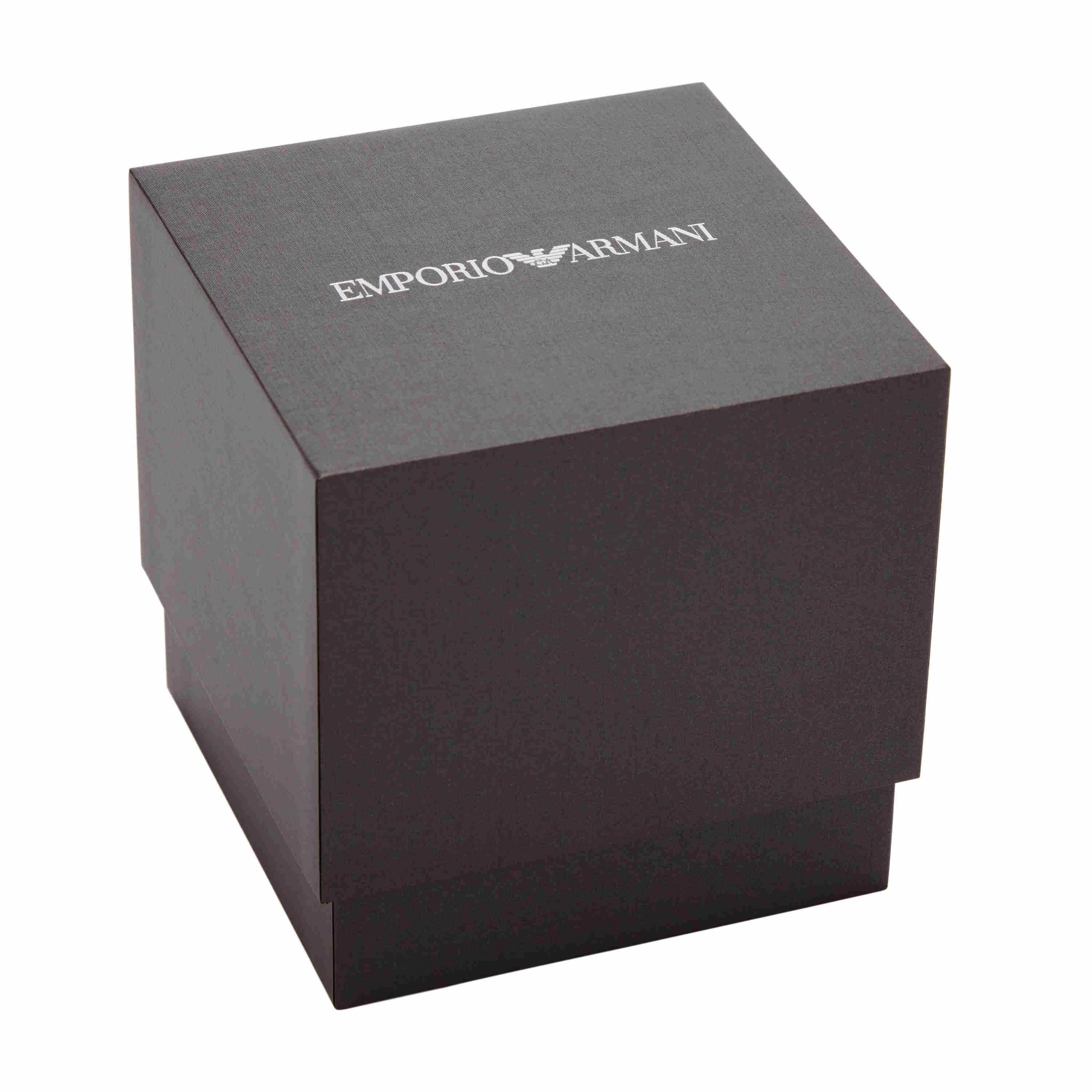 Emporio Armani Silver Tone Chronograph Watch AR11645