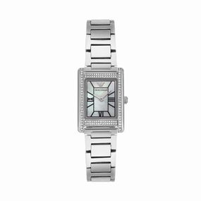 Emporio Armani Two-Hand Mother of Pearl Dial Stainless Steel Watch AR11625