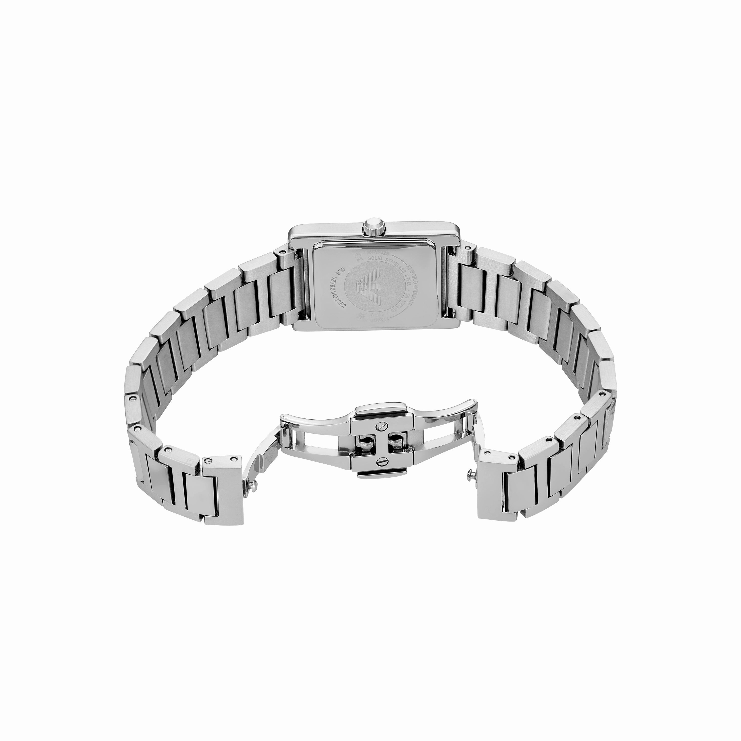 Emporio Armani Two-Hand Mother of Pearl Dial Stainless Steel Watch AR11625