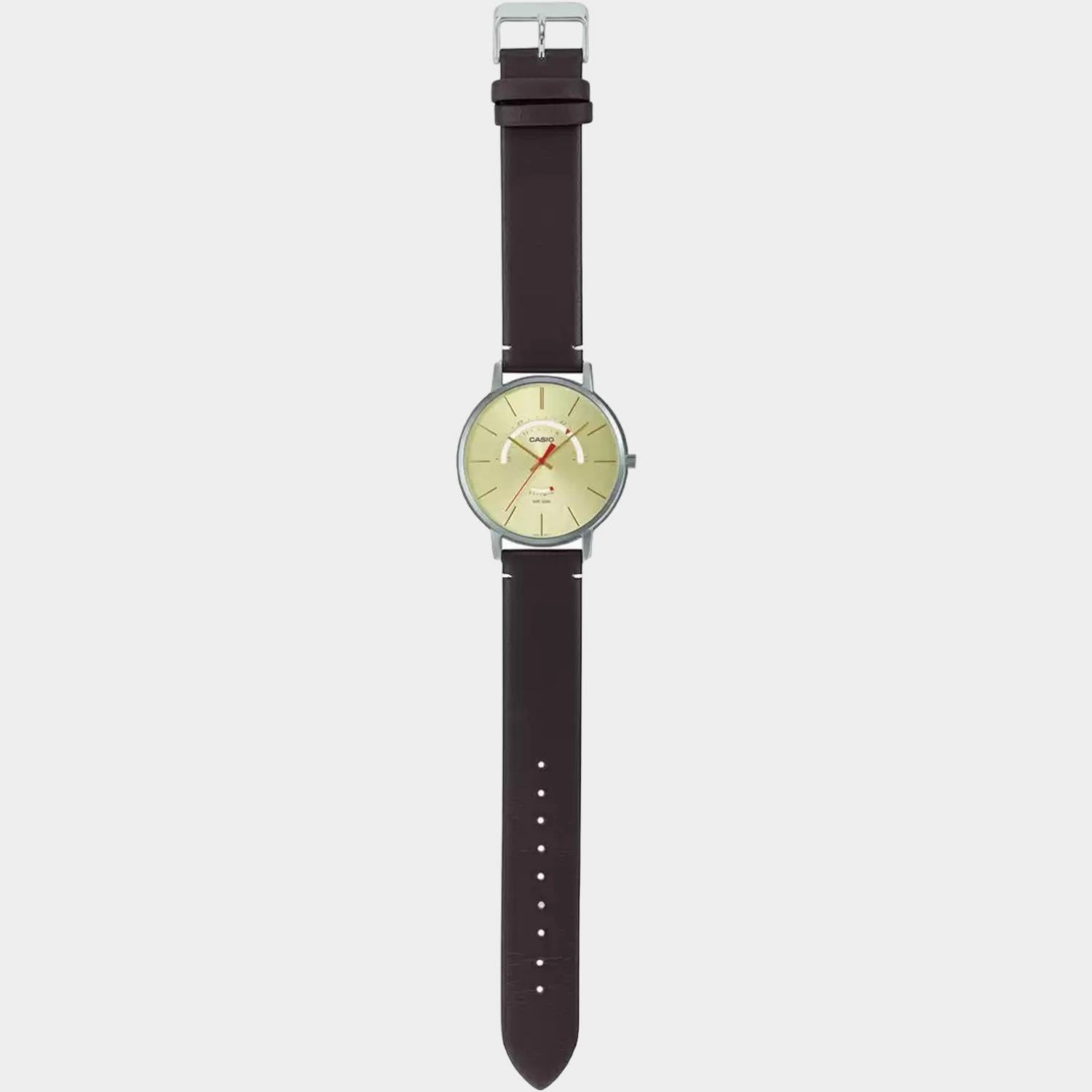 Enticer Men's Analog Leather Watch A1879 - MTP-B105L-9AVDF