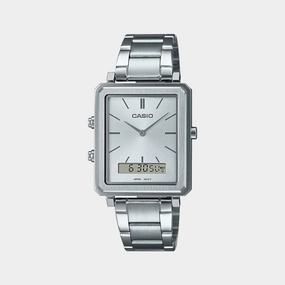 Enticer Men's Analog Stainless Steel Watch A2084 - MTP-B205D-7EDF