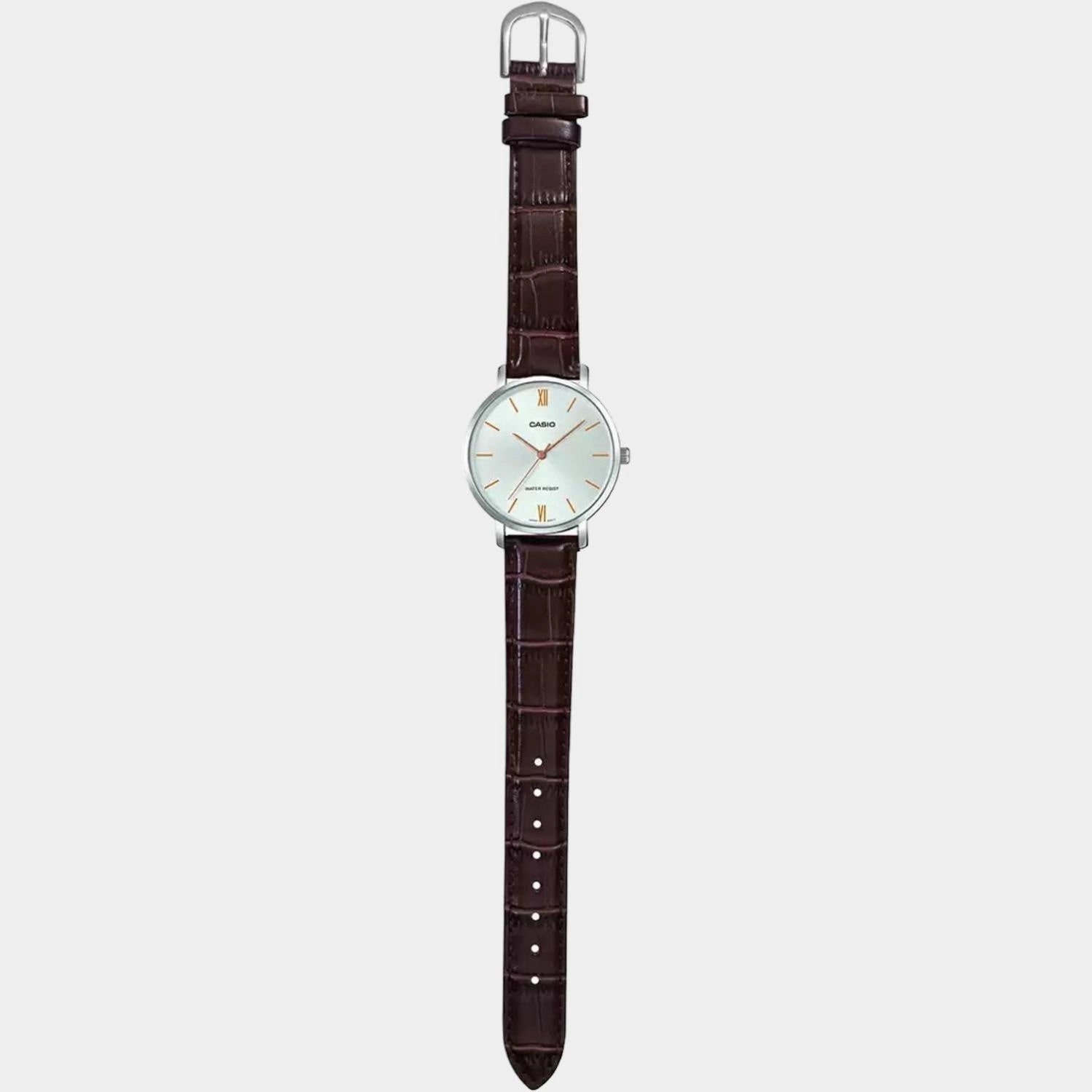 Enticer Women's Analog Leather Watch A1628 - LTP-VT01L-7B2UDF